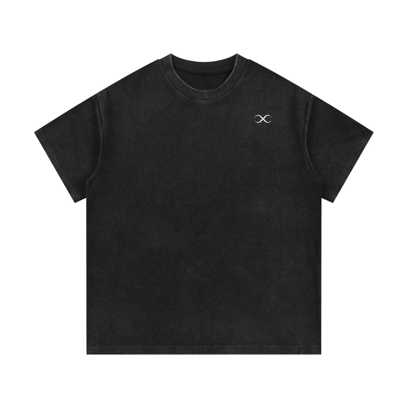 Mineral Wash Waffle Knit T-Shirt