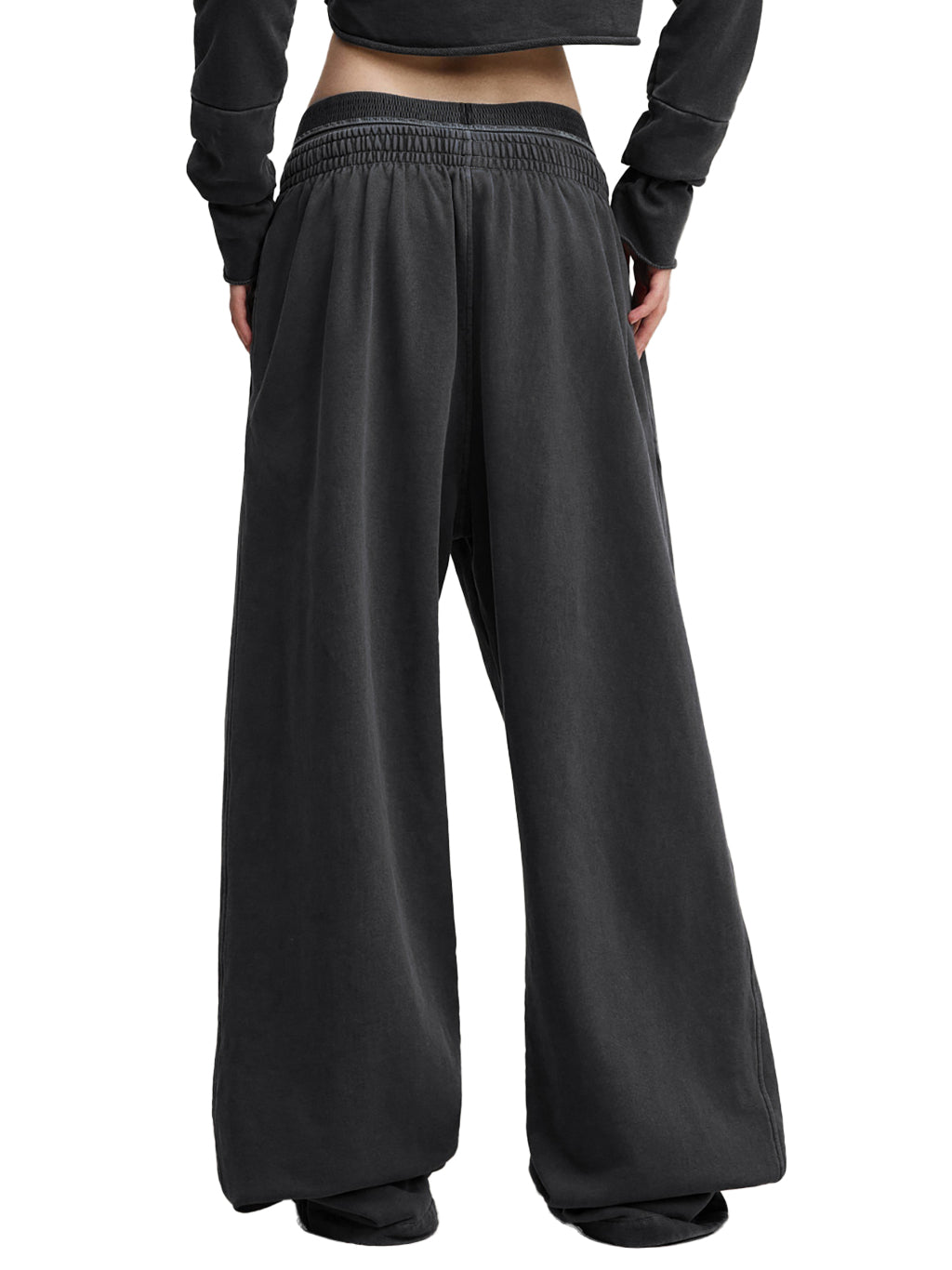 Pleated Sweatpants