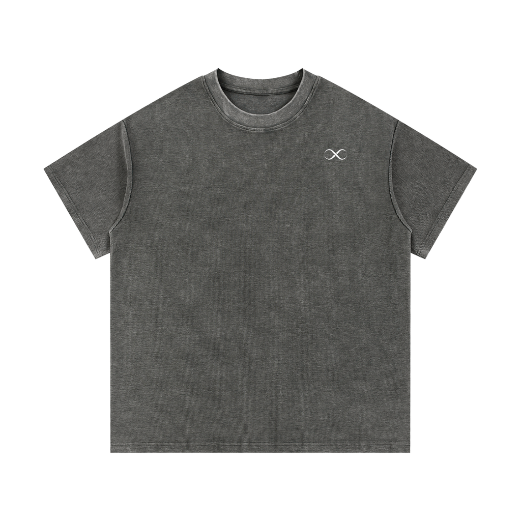 Mineral Wash Waffle Knit T-Shirt